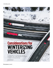 Considerations for Winterizing Vehicles